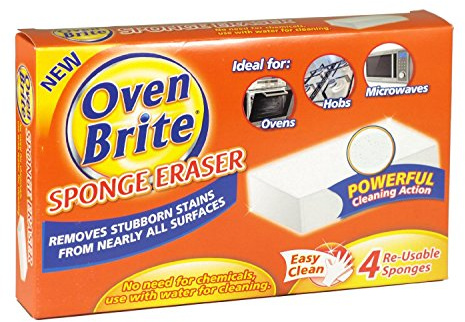 Oven Brite Sponge Eraser 4 Pack