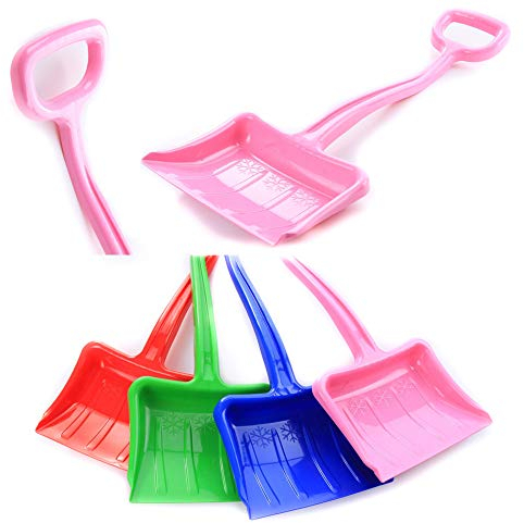 Unbekannt Schneeschaufel Schneeschieber Schneeschippe für Kinder 4 Farbe (Rosa)