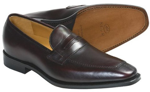 Neil M Herren Harvard Dress Loafer, Bordeaux, 14 Narrow