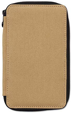 Speedball Art Products 257240 24 Capacity Canvas Pencil Case, Wheat