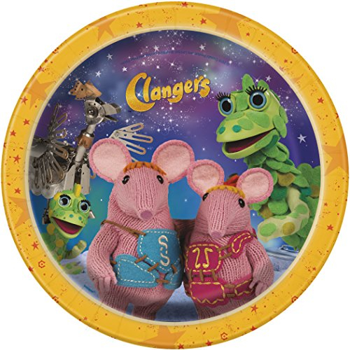 Unique Party 49074 - 18cm Clangers Party Plates, Pack of 8