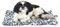 Furhaven Small Cat Bed ThermaNAP Quilted Faux Fur Self-Warming Pad, Washable - Snow Leopard, Small
