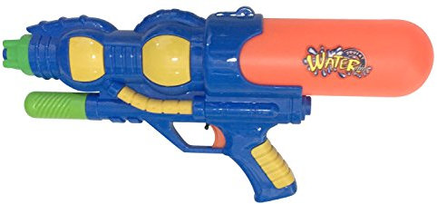 Super Blaster Water Gun – Large 16 Pump Action Water Pistol Toy for Kids & Adults – Long Range Squirt Gun for Garden, Pool & Beach Summer Fun – Easy Fill Tank – Assorted Colours – Shoots Over 20ft