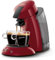 Senseo Original HD6554/94 - Cafetera (Independiente, Máquina de café en cápsulas, 0,7 L, Dosis de café, 1450 W, Rojo)
