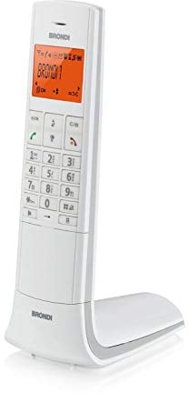 BRONDI Lemure Telefono Cordless, Bianco