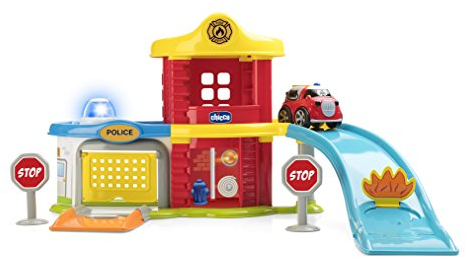 Chicco – Spiel Police-fire Station Playset, Mehrfarbig, 00009358000000