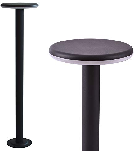 Maxkomfort LED Standleuchte Pollerleuchte Wegeleuchte 10W - 78cm hoch - warmweiß - schwarz - Wandlampe Wandleuchte Außenlampe Lampe Gartenleuchte 17902