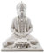 Top Collection Hanuman Hindu-Statue in weißem Marmor-Finish – Hindu-Gott der Stärke, 20,3 cm