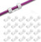 ALBOYI 40 Pack Cable Clips, Wire Management Home Office Adhesive Cable Organizer, Black, White, Transparent (40-w)