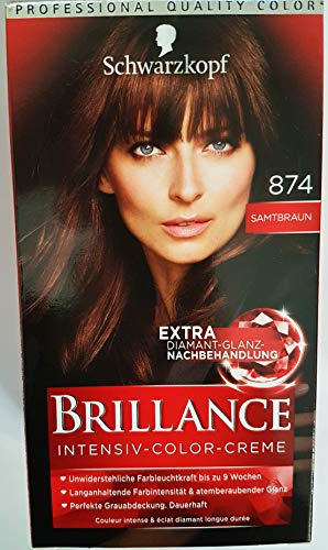 Schwarzkopf - Crème Colorante Intense Brillance - 874 Châtain Velours