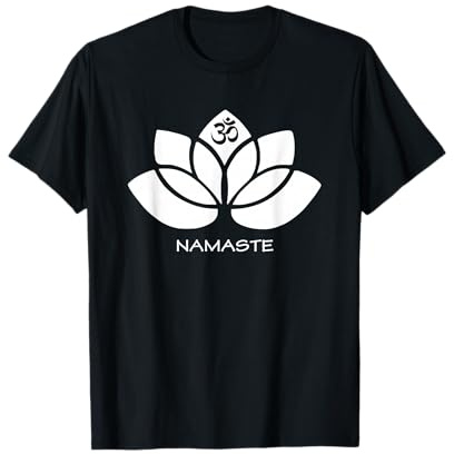 Yoga Namaste Lotusblüte Lotusblume Entspannung Om Chakra T-Shirt
