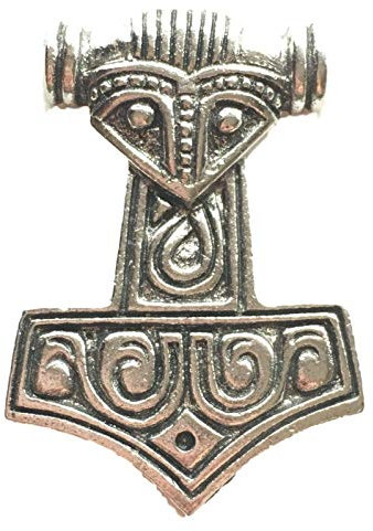 Smartbadge® Viking Thors Hammer Fridge Magnet Handcrafted In Pewter W/A VTHMAG
