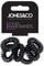 6 Pack Spiral Hair Ties | Coiled Hair Bands Seamless Hair Bobbles |Ponytail Holders Phone Cord Hair Ties Hair Accessory For Women Girls | Suitable for All Hair Types (Black)