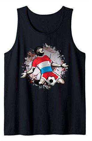Luxemburger Fußball Luxemburgische Nationalflagge Sport Art Tank Top