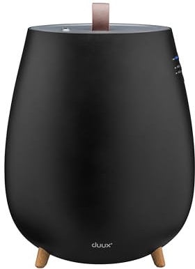 DUUX Tag Quiet Air Humidifier | Ultrasonic Humidifier for Home/Bedroom | 10h Use | 2.5L Water Tank | Black | DXHU14UK
