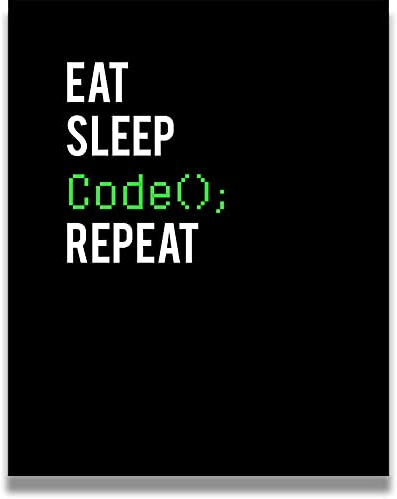 Computer Technology Poster, Druck oder Leinwand – Geek Wall Decor – Coding Wall Art – Geschenke für Computergeeks, Nerds, Programmierer und Programmierer – 28,9 x 35,6 cm, ungerahmt