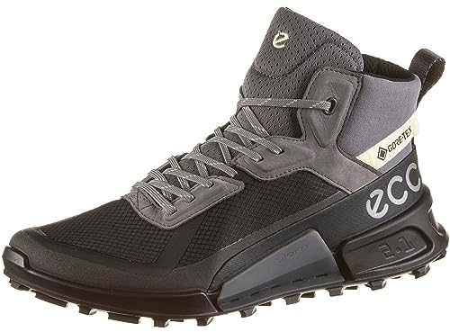 ECCO Damen Biom 2.1 X MTN W MID GTX Fashion Boot, Black/Steel, 37 EU