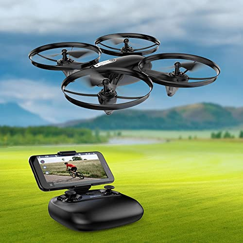 GUOGUOSM Mini Drone Remote Helicopter Toy 720P HD Camera Remote Control Plane,Auto Hovering, Headless Mode,Optical Flow Positioning,Bright LED RC Quadcopter