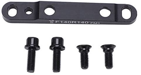 Hapivida Flat Mount Disc Brake Adapter, Lightweight Aluminium Alloy Disc Brake Caliper Mount Adapter for Road Bike and Mountain Bike, Front 140MM/160MM