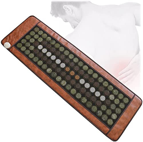Heating Pads - Far Infrared Hot Stone Therapy with Far Infrared Radiant Heat Technology for Back Neck Shoulders Cramps Pain Relief 59in x 20in