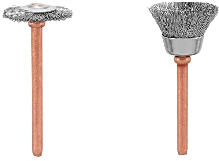 Ryobi RAR202-2 Carbon Steel Wire Brush 2pc Set 13mm & 19mm (2 Piece)