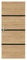 Nordlinger Pro Kit de rénovation de porte Décor Chêne Naturel 890513-4 feuilles de placage 85 x 50 cm & 3 profils noirs 85 x 2 cm