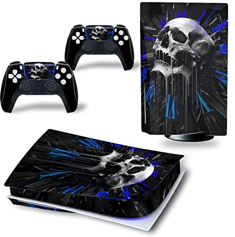 Konsole ladestation Skin Für PS5 Skin Disc Edition Anime Console Und Controller Vinyl Cover Skins Wraps Für PS 5 Disc Version 29434 Skins Wraps Geschenk (Color : 5)