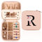 FIDWALL Portagioie da Viaggio, Portagioie con Monogramma, Porta Gioielli da Viaggio, Piccolo Portagioie da Viaggio con Specchio, Regalo di Compleanno per Donne, Porta Gioielli Donna(R)