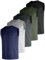 E-LIINJOYE 5er Pack Ärmelloses Tank Tops Herren Tanktop Schnelltrocknend Atmungsaktiv Muscle Shirt Unterhemd Sommer Fitness Laufen Sport Gym Running Funktionsshirt Männer,L 5P2