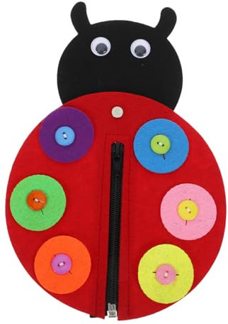 TOYANDONA 1stück Felt Spielzeug Für Junge Mädchen Diy Handarbeit Pädagogisches Zipper Spielzeug Für Kindergarten Non-woven Material Zufällige Farben Kreatives Lernen Spielzeugkette