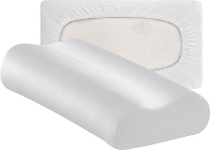 Traumschloss Flex-Kissenbezug für Nackenstützkissen- (30x50-40x70), Farbe:weiß