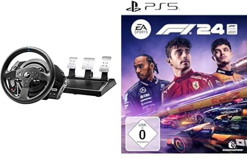 Thrustmaster T300rs GT - Offiziell lizensiertes Gran Turismo- und PLAYSTATION4 / PLAYSTATION3-Rennlenkrad mit 1080° Force Feedback, abnehmbarem RACING GT STYLE-Lenkrad, USB C, für Playstation 5