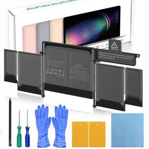 Batteria A1493 A1582 compatibile con MacBook Pro 13 Retina A1502 (metà 2014, inizio 2015, fine 2013)