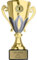 Pokal-Fabrik.de - Pokal mit Gravur Wunschtext in Gold/Silber, 15 cm - personalisierte Auszeichnung & Sport Emblem nach Wahl - inkl. Marmorsockel - Geschenk-Trophäe - Pokal Kinder