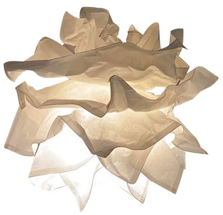 LeeQinersw Elegante Lampenschirm Abdeckung In Wolkenform Für Deckenleuchte Und Pendelleuchte - Papier Glühbirne Schutz Für Kücheninsel