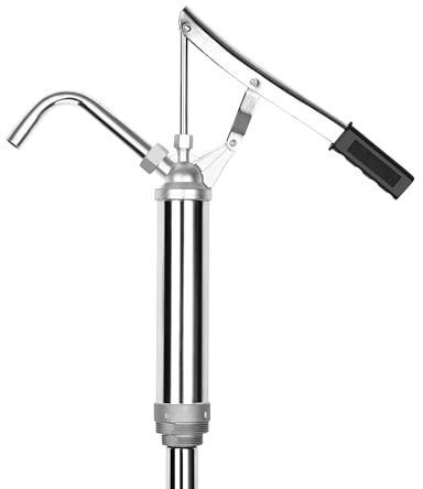 55 Gallonen Ölfasspumpe, effiziente Hebel-Aktions-Bucket-Pumpe mit teleskopierbarem Saugrohr für 15-55 Gallonen Fässer, Hebel-Fasspumpe ideal zum Abpumpen von Heizöl, Motoröl und Getriebeöl