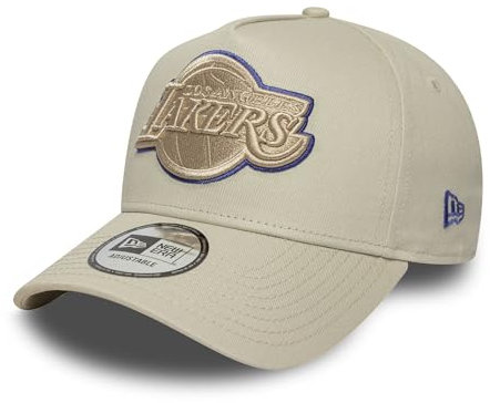New Era Los Angeles Lakers E-Frame Tonal Outline Cap Beige - One-Size