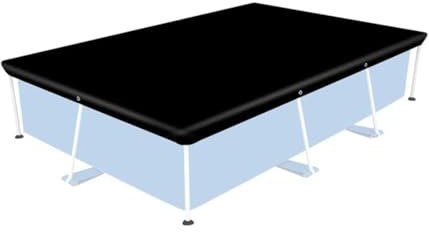 Rechteckige Poolabdeckung,Poolabdeckplane, 400 x 211 cm Pool Cover,Pool-Abdeckung,Schwimmbadabdeckung UV-Schutz für Poolwartung (260 * 170cm)