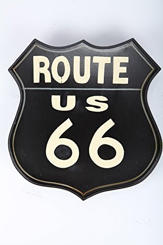 point home Design-Schlüsselschrank Route 66, Retro, schwarz, 40cm