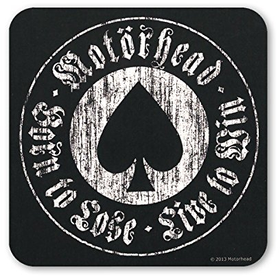 Motörhead Untersetzer I Born to Lose I Coaster I Kork I 10x10cm I langlebiger Druck I Lizenziertes Originaldesign