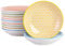 vancasso Natsuki Porzellan Suppenteller, 12 TLG. Tiefteller Set, Durchmesser 21,5 cm 700ml