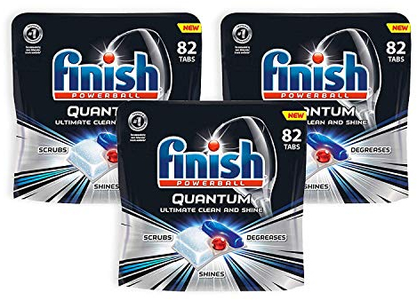 Finish Quantum Lot de 3 tablettes de détergent pour lave-vaisselle