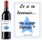 Étiquette pour bouteille vin ou de champagne - Demande originale futur Parrain - Et si tu devenais un super parrain (Parrain)
