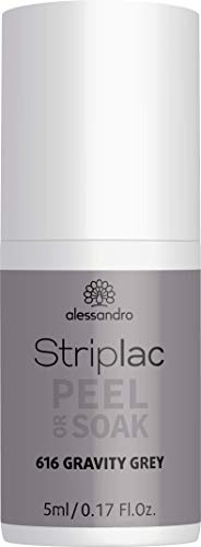 alessandro Striplac Peel or Soak - LED-Nagellack Space Girl Kollektion / 616 Gravity Grey, 5 ml