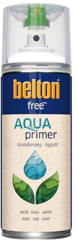 belton free Wasserlack Grundierung weiß, matt, 400 ml - Geruchsneutral