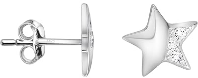 SOFIA MILANI - Damen Ohrringe 925 Silber - mit Zirkonia Steinen - Stern Ohrstecker - 20854