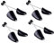 Happyupcity 4 Pairs Adjustable Adult Shoe Trees Shoe Stretcher Boot Holder Shaper For Men Size Plastic Practical Shoe Support Good Shape Shoe Tree With Tension Spring Coil
