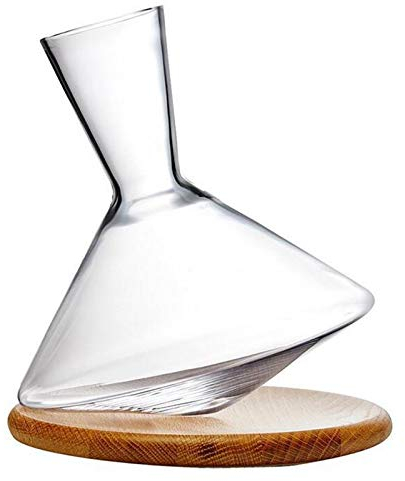 JHM High-End Bicchiere Decanter Vino Rosso Rotazione di 360 Gradi Decanter per Vino Bicchiere in Cristallo Soffiato a Mano