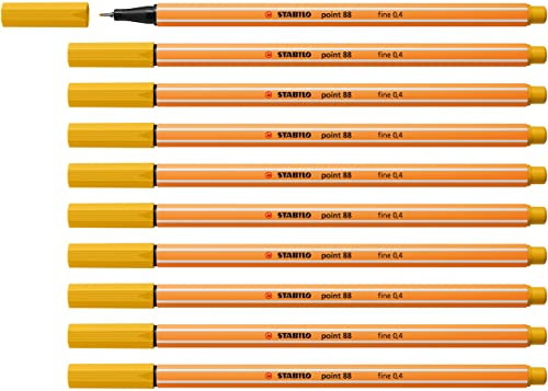 STABILO - Fineliner - point 88-10er Pack - curry