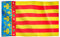 Runesol Bandera de la Región de Valencia, 91x152cm, 3ft x 5ft, Bandera Valenciana, 4 Ojales, Ojal en las Esquinas, Senyera Coronada, Reial Senyera, Día de la Constitución, España, Interior, Exterior